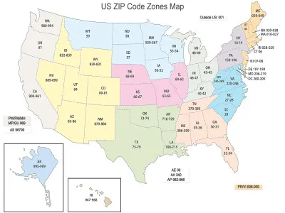 Mã Zip Code Mỹ Chuẩn Nhất