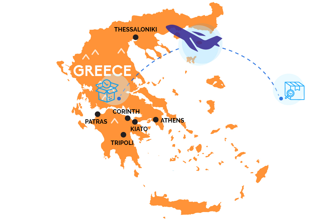 Vận chuyển hàng đến Hy Lạp bằng đường hàng không